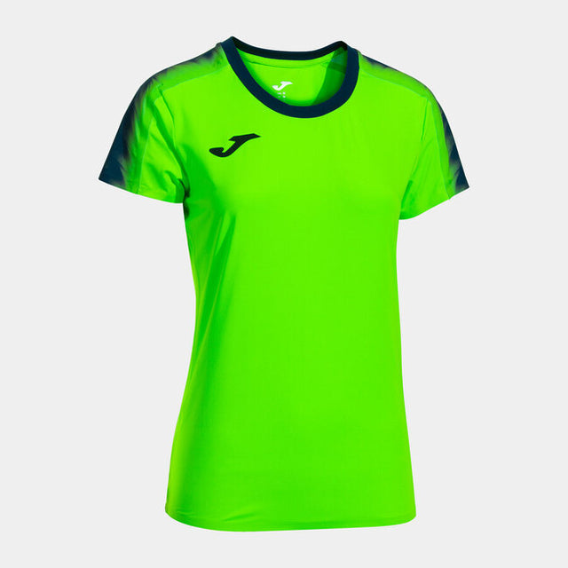 Дамски тениска за бягане ELITE XI SHORT SLEEVE T-SHIRT флуоресцентно зелено