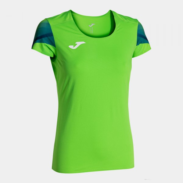 Дамски тениска за бягане ELITE XI SHORT SLEEVE T-SHIRT флуоресцентно зелено