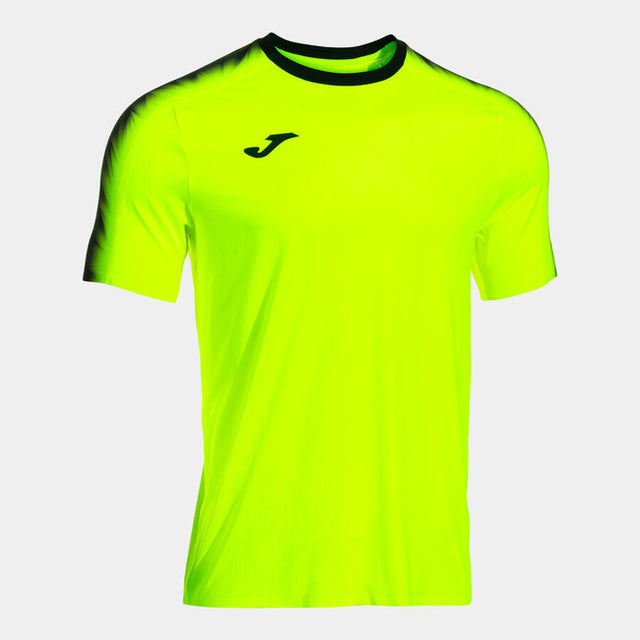 Тениска за бягане ELITE XI SHORT SLEEVE T-SHIRT флуо жълто - флуоресцентно жълто черно