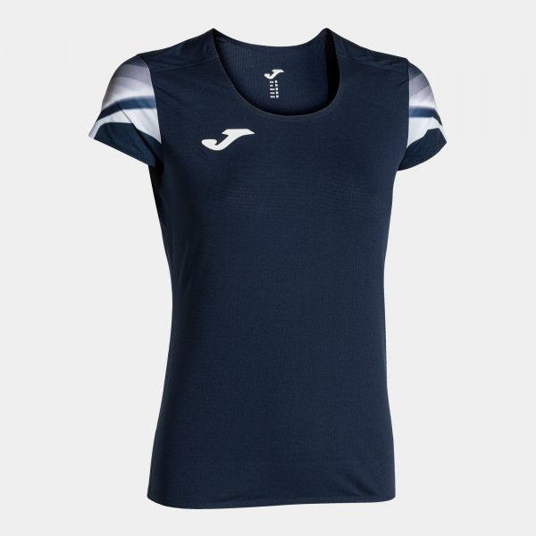 Дамски тениска за бягане ELITE XI SHORT SLEEVE T-SHIRT морско синьо бяло