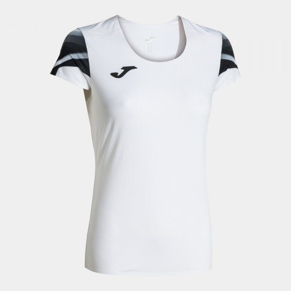 Дамски тениска за бягане ELITE XI SHORT SLEEVE T-SHIRT бяло черно