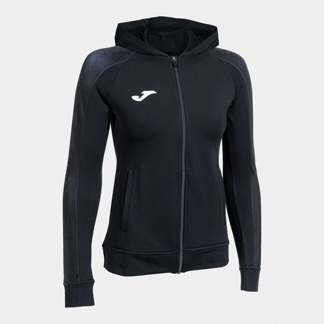 Дамска суитшърт с качулка ELITE XI ZIP-UP HOODIE черно антрацит