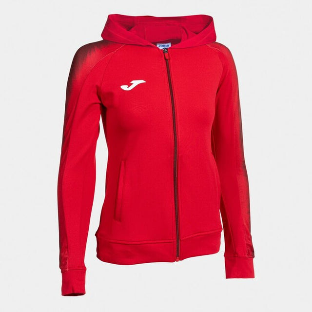 Дамска суитшърт с качулка ELITE XI ZIP-UP HOODIE червено