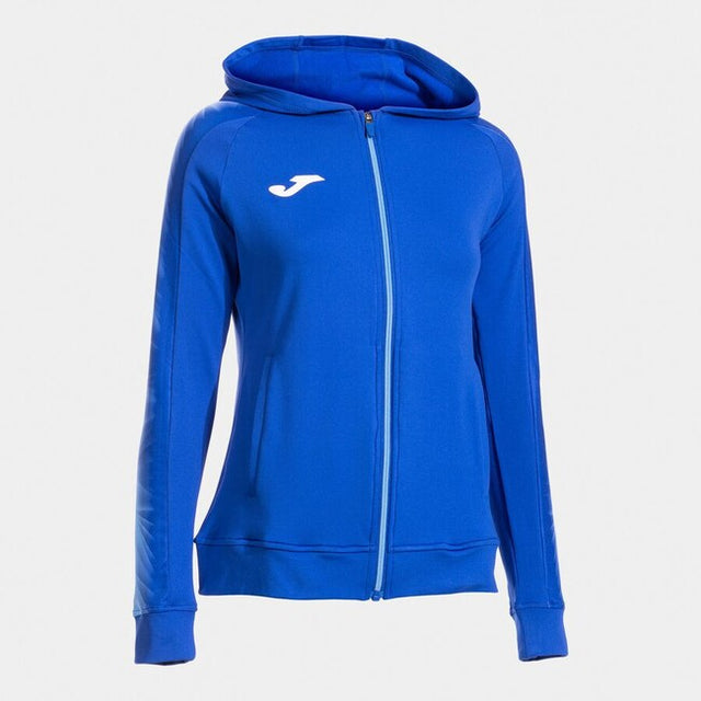 Дамска суитшърт с качулка ELITE XI ZIP-UP HOODIE азурно