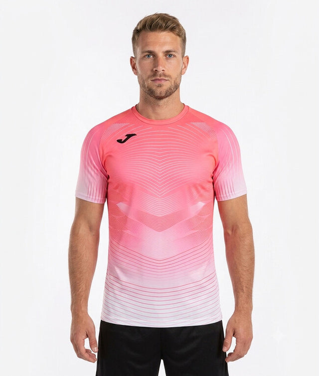 Тениска ELITE XII SHORT SLEEVE T-SHIRT коралово флуоресцентно