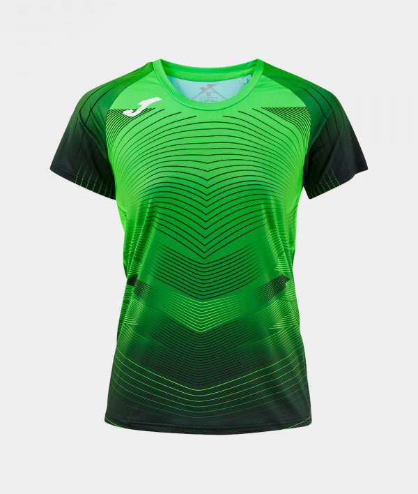 Дамски тениска ELITE XII SHORT SLEEVE T-SHIRT флуоресцентно зелено