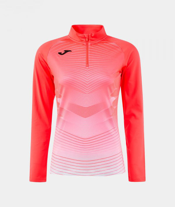 Дамска суитшърт ELITE XII SWEATSHIRT коралово флуоресцентно