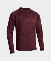 Поло блуза EXPLORER LONG SLEEVE T-SHIRT червено
