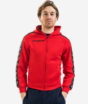 Суитшърт FELPA FULL ZIP BAND червено