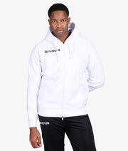 Суитшърт FELPA KING FULLZIP кремаво бяло