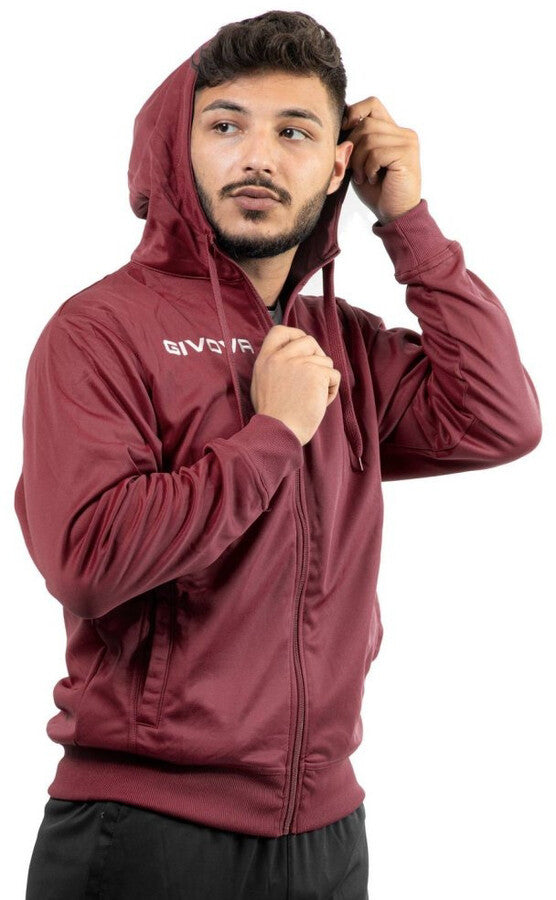 Суитшърт FELPA POLARFLEECE (FULL ZIP) 500 гранатово