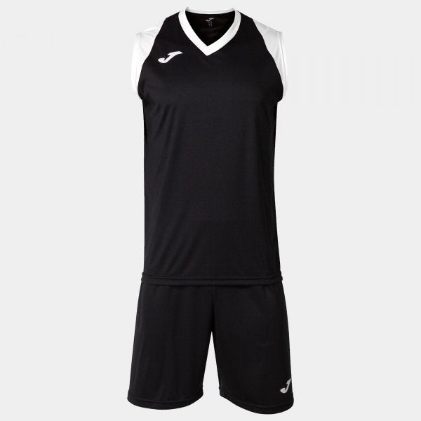 Баскетболен комплект FINAL II TWO-PIECE SET черно бяло