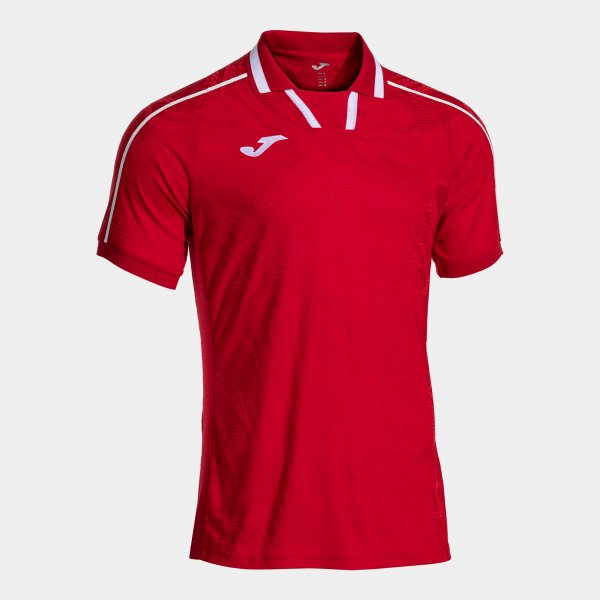 SHORT SLEEVE T-SHIRT RED WHITE RED-WHITE