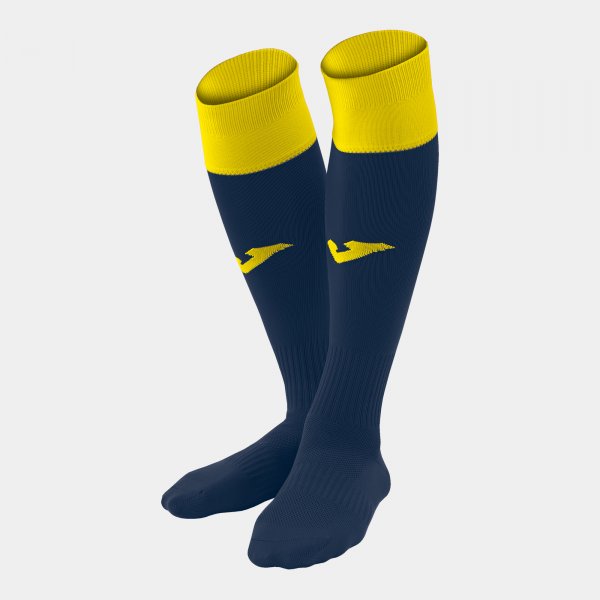 Гети / чорапи CALCIO 24 FOOTBALL SOCKS морско синьо жълто