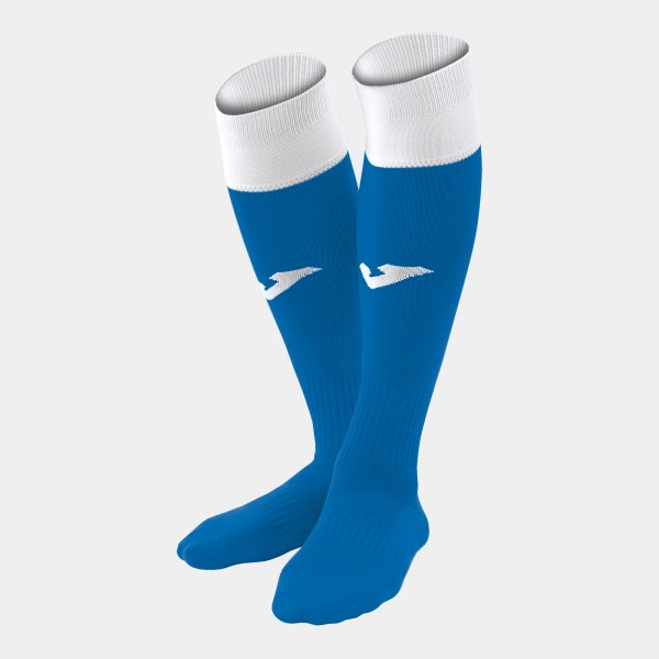 Гети / чорапи CALCIO 24 FOOTBALL SOCKS азурно бяло