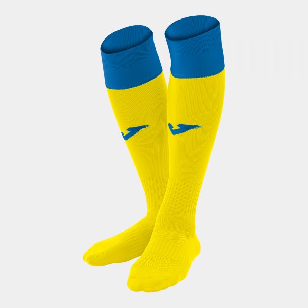 FOOTBALL SOCKS CLASSIC II BLACK -PACK 4- YELLOW-ROYAL