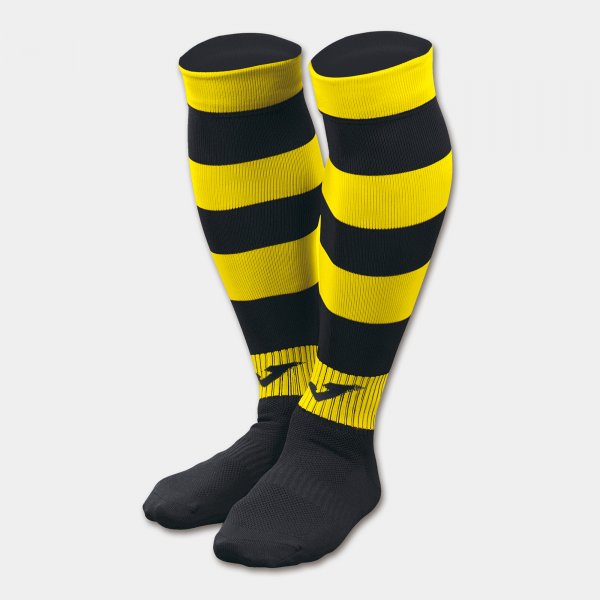 Гети / чорапи ZEBRA II MID-CALF FOOTBALL SOCKS (4 PCS) черно жълто