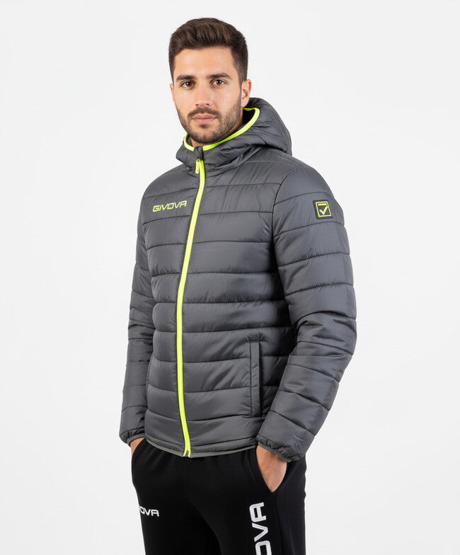 GIUBBOTTO OLANDA GRIGIO SCURO /GIALLO FLUO