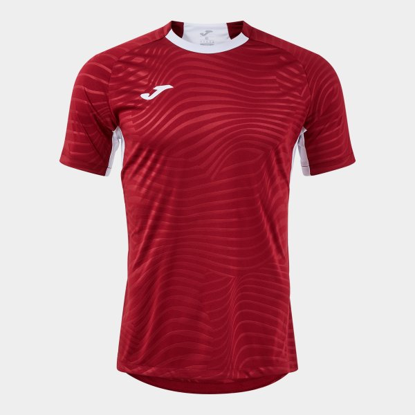 KICK PRO SHORT SLEEVE T-SHIRT BURGUNDY WHITE BURGUNDY