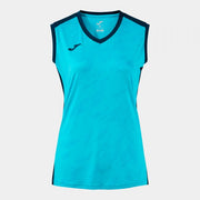 JUMP VOLLEY PRO SLEEVELESS SHIRT FLUOR TURQUOISE DARK NAVY FLUOR TURQUOISE