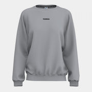 Дамски суитшърт SWEATSHIRT сиво оранжево флуоресцентно