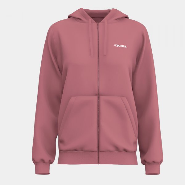 Дамски суитшърт с качулка ZIP-UP HOODIE лилаво