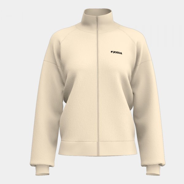 Дамски суитшърт с качулка AGUILA ZIP-UP HOODIE бежово
