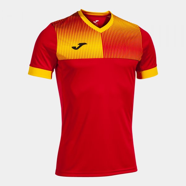 Фланелка / тениска ECO SUPERNOVA SHORT SLEEVE T-SHIRT червено жълто