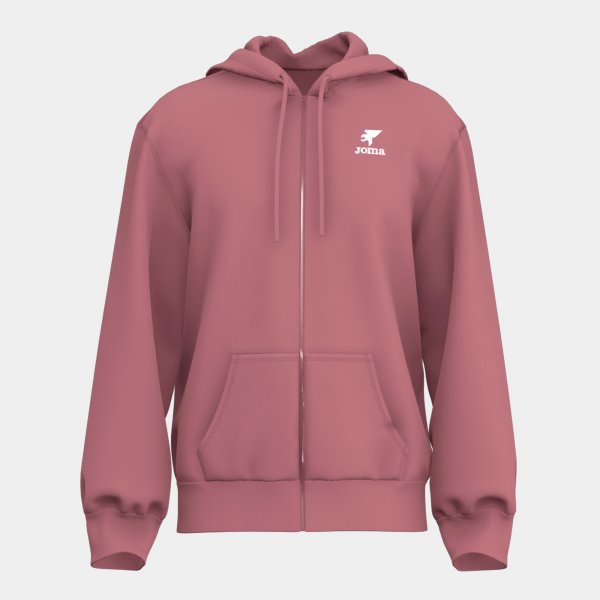 Суитшърт с качулка ZIP-UP HOODIE лилаво