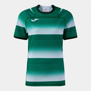 STONE RUGBY PRO SHORT SLEEVE T-SHIRT WHITE GREEN WHITE-GREEN