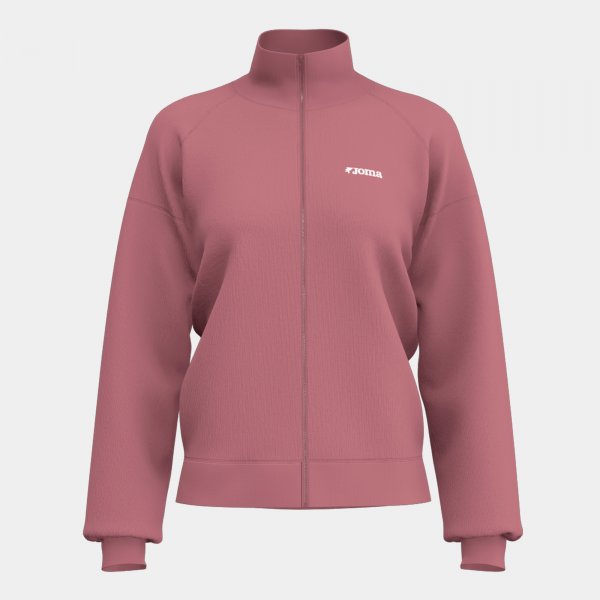 Дамски суитшърт с качулка ZIP-UP HOODIE лилаво