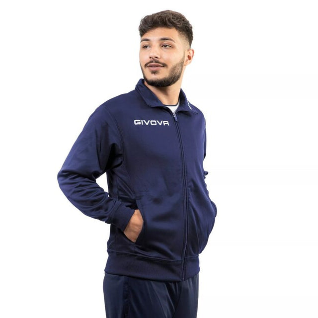 Суитшърт GIACCA POLARFLEECE MONO 500 синьо