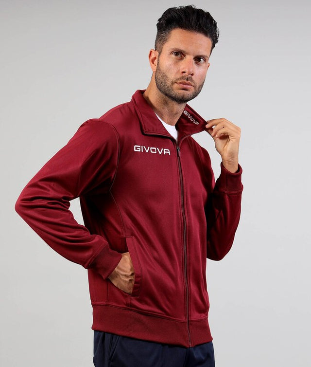 Суитшърт GIACCA POLARFLEECE MONO 500 гранатово