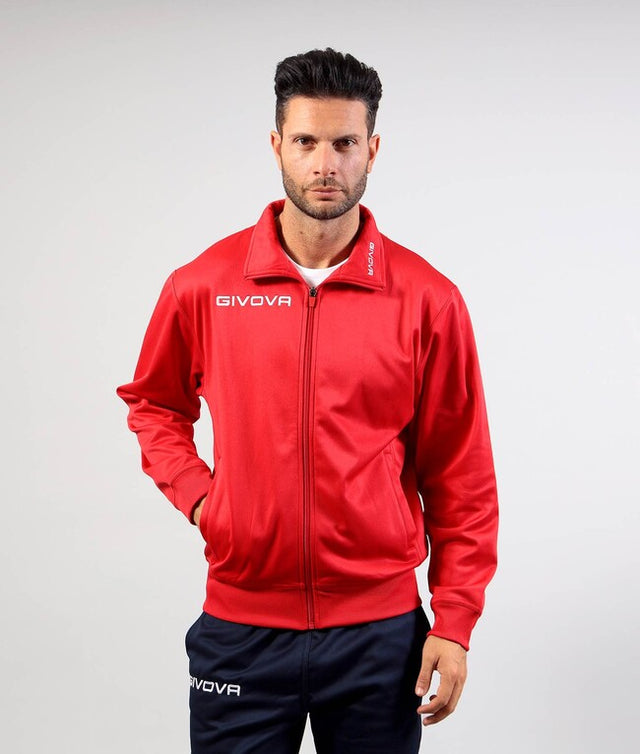 Суитшърт GIACCA POLARFLEECE MONO 500 червено