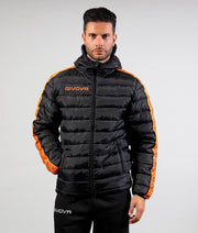 GIUBBOTTO OLANDA BAND NERO/ARANCIO FLUO