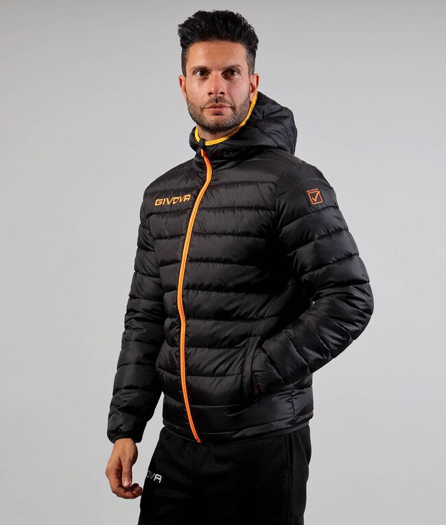 GIUBBOTTO OLANDA NERO/ARANCIO FLUO