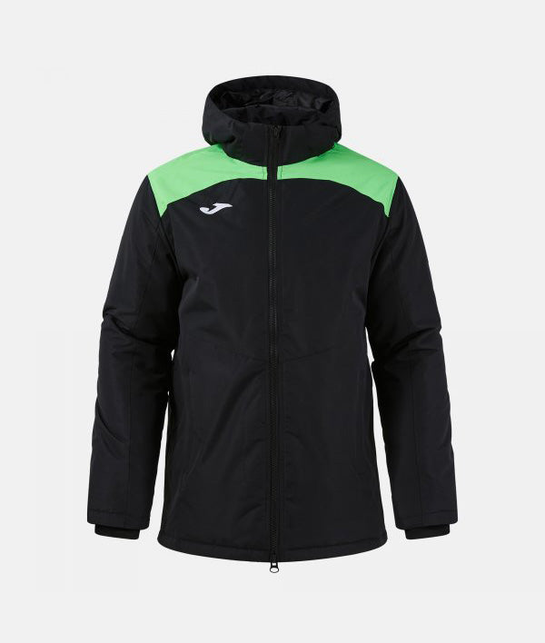 Яке GLACIER ANORAK черно флуоресцентно зелено