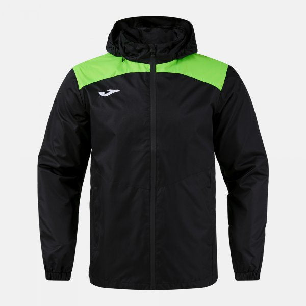 Яке за дъжд GLACIER RAINCOAT черно флуоресцентно зелено
