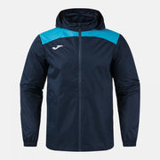 GLACIER RAINCOAT DARK NAVY FLUOR TURQUOISE DARK NAVY TURQUESA