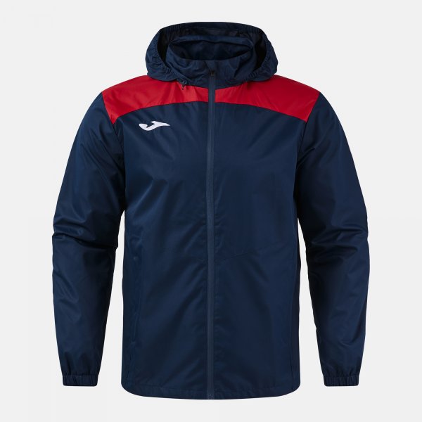 GLACIER RAINCOAT DARK NAVY RED NAVY-RED