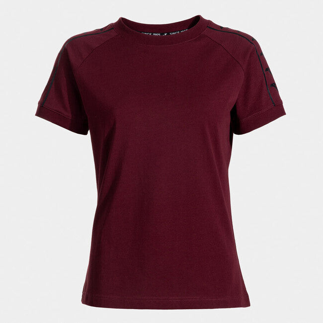 HEROIC SHORT SLEEVE T-SHIRT BURGUNDY BLACK BURGUNDY
