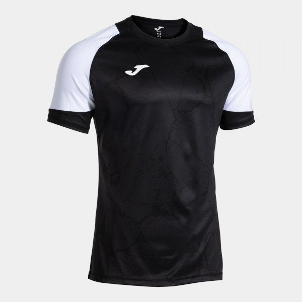 PERFORMANCE HANDBALL SHORT SLEEVE T-SHIRT BLACK WHITE BLACK-WHITE