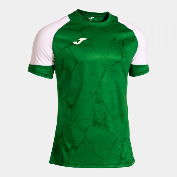 PERFORMANCE HANDBALL SHORT SLEEVE T-SHIRT GREEN WHITE GREEN-WHITE