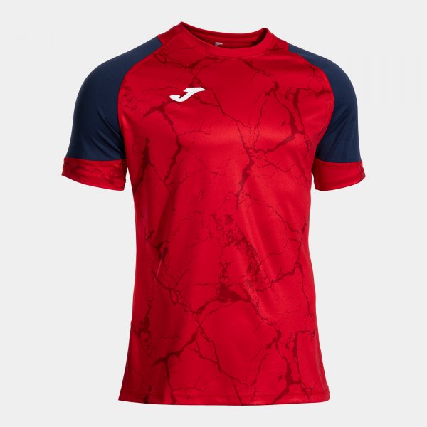 Фланелка / тениска HISPA V SHORT SLEEVE T-SHIRT червено морско синьо