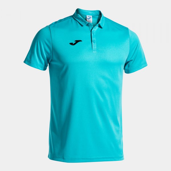 HOBBY SHORT SLEEVE POLO FLUOR TURQUOISE FLUOR TURQUOISE