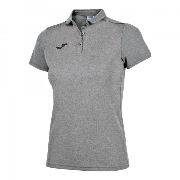 Дамски поло блуза COMBI HOBBY WOMEN POLO SHIRT светло сив меланж