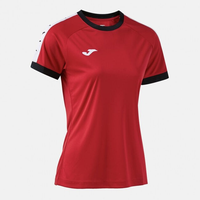Дамски тениска ICONO SHORT SLEEVE T-SHIRT тъмно сиво - червено черно