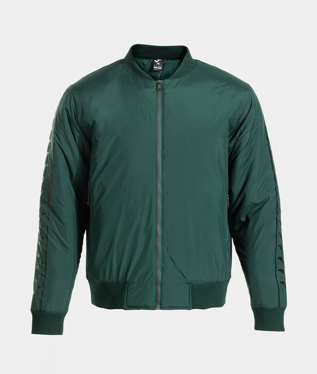 Бомбър яке ICONO STREET BOMBER JACKET зелено черно