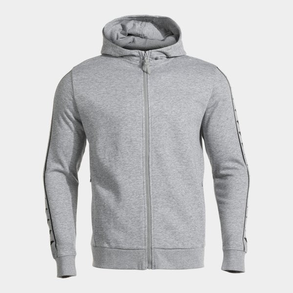 Суитшърт с качулка ICONO STREET ZIP-UP HOODIE сиво