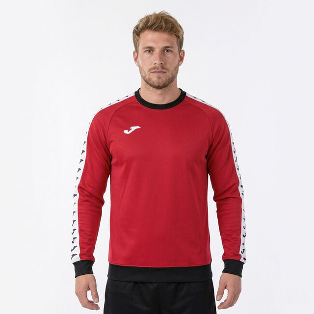 Суитшърт ICONO SWEATSHIRT тъмно червено черно
